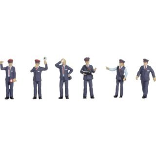 NOCH 15259 H0 Spoorwegpersoneel Duitsland figuren Geverfd, Staand