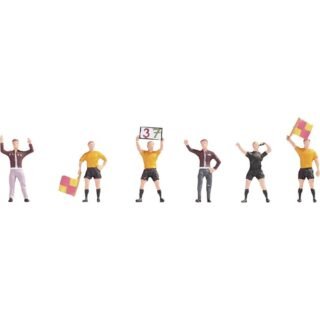 NOCH 15989 H0 Scheidsrechter en trainer figuren Geverfd, Staand