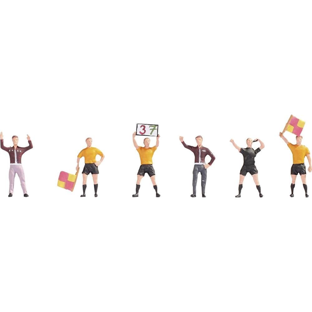 NOCH 15989 H0 Scheidsrechter en trainer figuren Geverfd, Staand