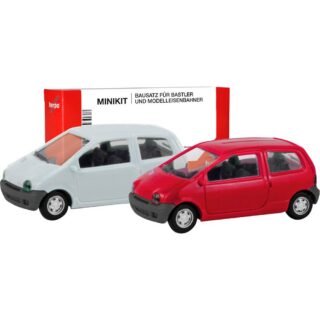 Herpa 012218-007 H0 Auto Renault Twingo, Vermehlo vivo en Jaune vanille