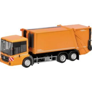Herpa 319003 H0 Vrachtwagen Mercedes Benz Econic Persvuilniswagen FAUN VARIOPRESS, kommunaloranje