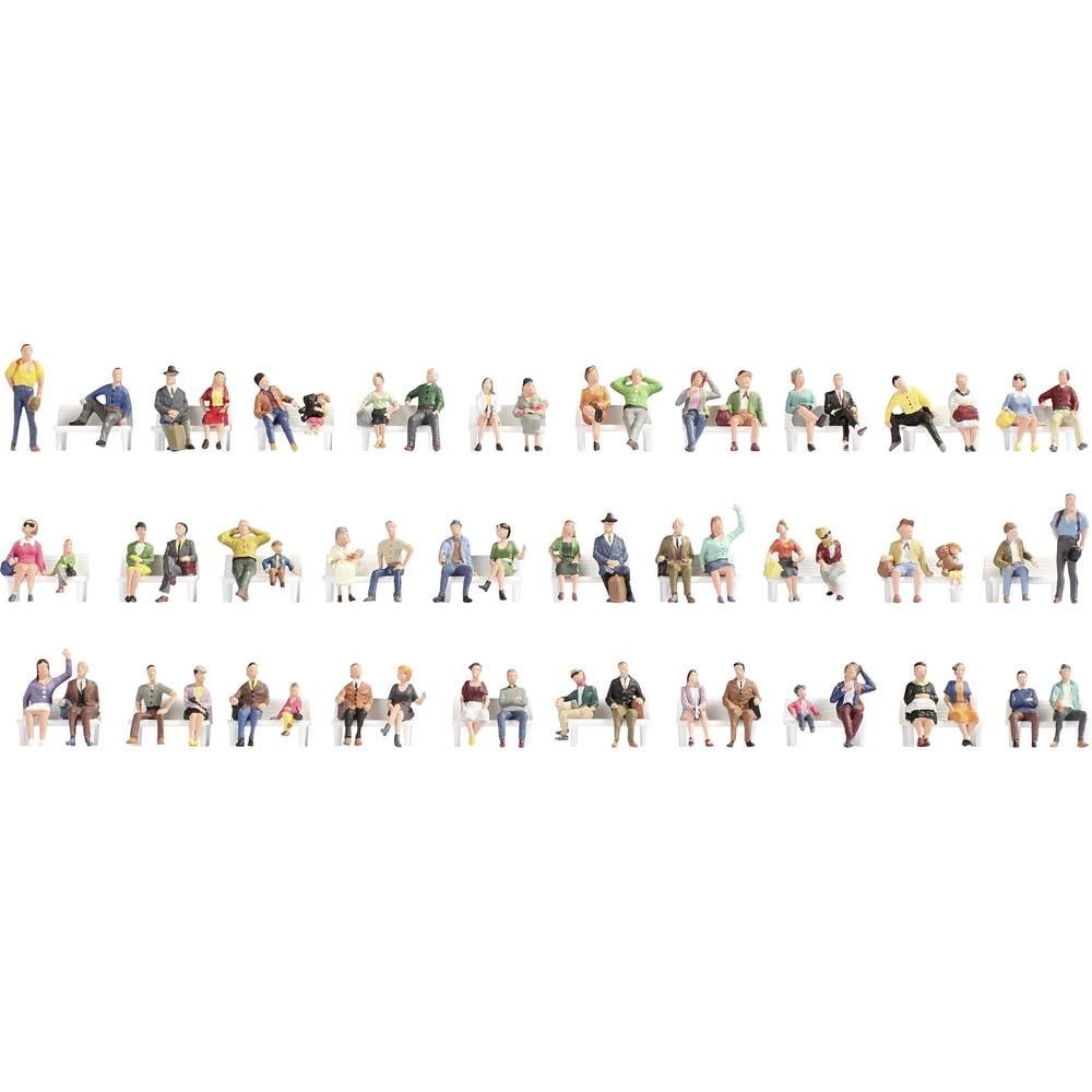 NOCH 37071 N Megavoordeelset figuren Geverfd, Zittend