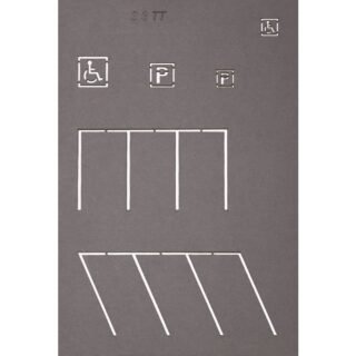 NOCH 48600 TT Straatmarkering-sjablonen