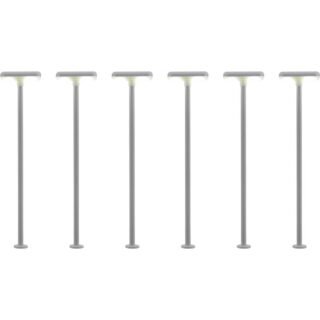 Viessmann Modelltechnik H0 Perronlantaarn Dubbel Kant-en-klaar model 63646 6 stuk(s)