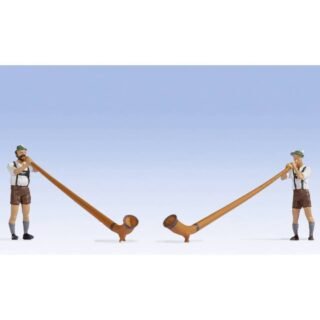 NOCH 0012821 H0 Alpenhoornspelers figuren Kant-en-klare module