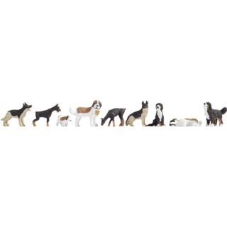 NOCH 0012852 H0 Honden figuren Kant-en-klare module, Scène met geluid