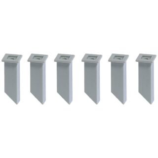 Busch 7750 H0 Mini 6-delige set: Schoorstenen Bouwpakket