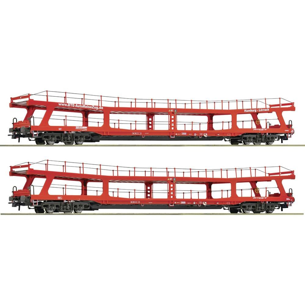 Roco 77047 H0 2-delige set autotransportwagens van de Rail Touristik Express