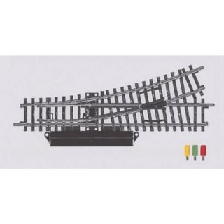 H0 Märklin K-rails (zonder ballastbed) 2262 Wissel, Links 168.9 mm 2 stuk(s)