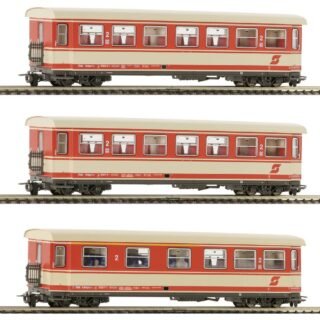 Roco 6240004 H0e set van 3 personenrijtuigen van de ÖBB