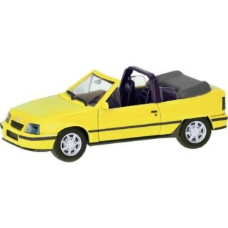 Herpa 421027 H0 Auto Opel Kadett E GSI Cabrio, Jamaica geel