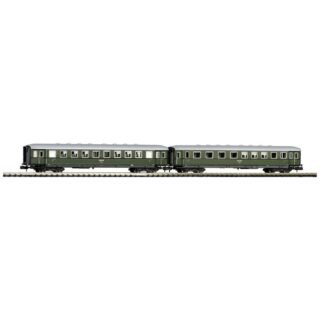 Piko N 40623 N 2-delige set schort-sneltreinrijtuigen 2e/3e klas en 3e klas van de DRB 2e/3e klas