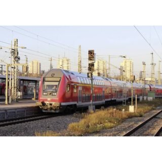 Piko H0 58804 H0 dubbeldeksrijtuig van de DB AG Dubbeldekswagen 1. /2. klas