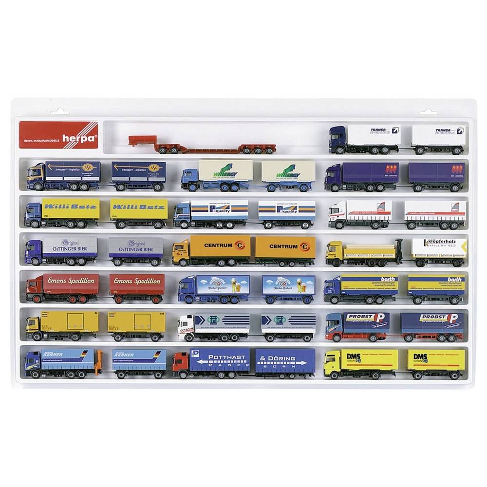 Herpa 029346 H0 Vitrinekast Kunststof 700 mm x 450 mm x 35 mm