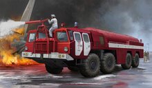 Trumpeter 01074 Airport Fire Fighting Vehicle AA-60 (MAZ-7310) 160.01 Bouwpakket Schaal 1:35