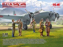 ICM 48197 Ki-21-Ib 'Sally' with Japanese Pilots and Ground Personnel Bouwpakket Schaal 1:48