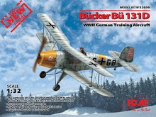 ICM 32030 Bücker Bü 131D,WWII German Training Aircraft(100% new molds) Bouwpakket Schaal 1:32