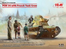ICM 35338 FCM 36 with French Tank Crew Bouwpakket Schaal 1:35