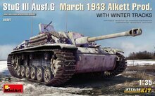 MiniArt 35367 StuG III Ausf. G March 1943 Alkett Prod w/Winter Tracks. Interior Kit Schaal 1:32