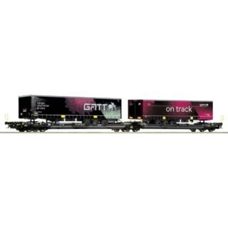 Roco 6600170 Containerwagen DC TX logistiek