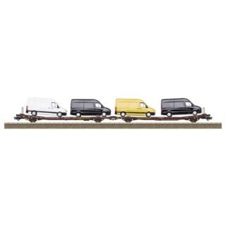 TRIX H0 24428 Platte wagen DC