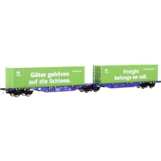 Mehano 28398 Containerwagen DC DB Cargo van Ermewa