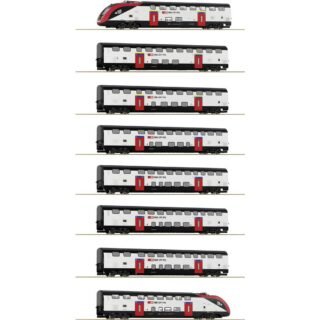 Roco 7710007 H0 8-delig Dubbeldekstrein Rabe 502 van de SBB
