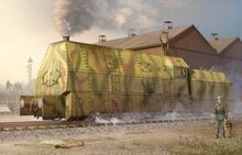 Trumpeter 00219 Ger. Panzerlok BR57 Armoured Locomotive Bouwpakket Schaal 1:35