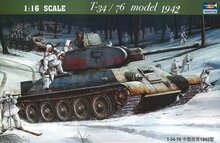 Trumpeter 00905 T-34/76 Soviet Tank (1942) Bouwpakket Schaal 1:16