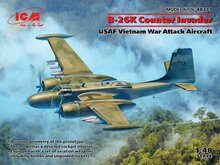 ICM 48279 B-26K Counter Invader, USAF Vietnam War Attack Aircraft Bouwpakket Schaal 1:48