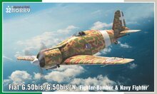 Special Hobby 100-SH32089 Fiat G.50bis/G.50bis/N 'Fighter-Bomber & Navy Fighter' Bouwpakket Schaal 1:32