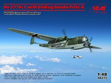 ICM 48275 Do 217K-2 with Fritz-X, WWII German bomber Schaal 1:48