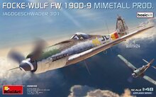 MiniArt 48040 Focke-Wulf Fw 190D-9. Mimetall Prod. Basic Kit. Jagdgeschwader 301 Schaal 1:48
