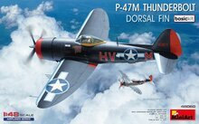 MiniArt 48060 P-47M Thunderbolt. Dorsal Fin. Basic Kit Schaal 1:48