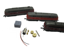 micromotor NF032C Klokankermotor ombouwset voor Fleischmann V 160 BR 210 BR 218