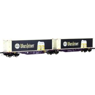 Mehano 28399 Containerwagen DC Warsteiner van de RailRelease