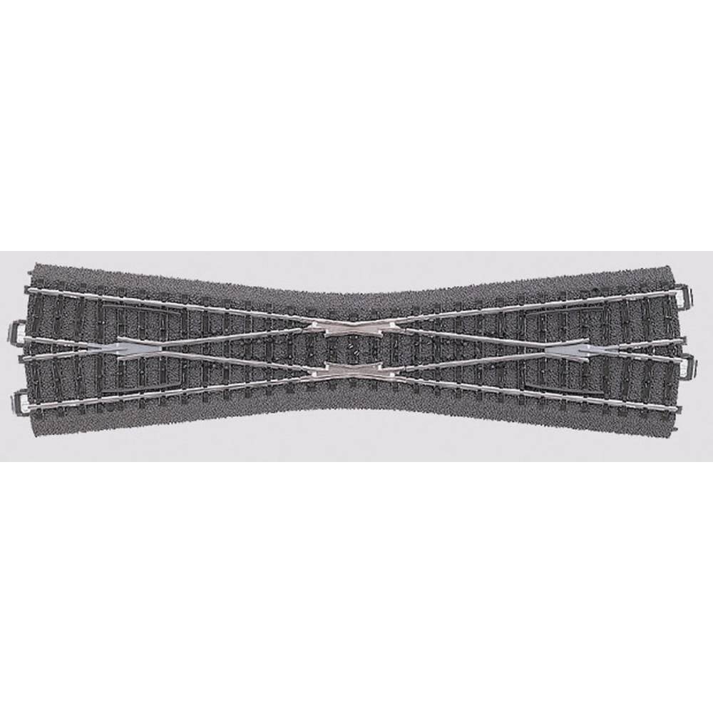 H0 Märklin C-rails (met ballastbed) 24740 Kruising, Slank 236.1 mm 1 stuk(s)