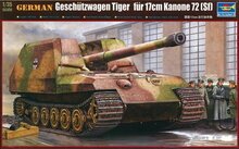 Trumpeter 00378 German Geschützwagen Tiger Bouwpakket Schaal 1:35