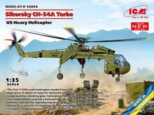 ICM 53054 Sikorsky CH-54A Tarhe, US Heavy Helicopter (100% new molds) Bouwpakket Schaal 1:35