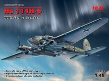 ICM 48262 He 111H-6, WWII German Bomber Bouwpakket Schaal 1:48