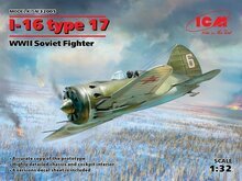 ICM 32005 I-16 type 17, WWII Soviet Fighter Bouwpakket Schaal 1:32