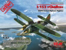 ICM 32010 I-153,WWII Soviet Fighter(100% new molds Bouwpakket Schaal 1:32