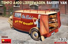 MiniArt 38066 Tempo A400 Lieferwagen. Bakery Van Schaal 1:35