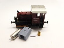 micromotor HBR006G ombouwset Brawa H0 Kof I
