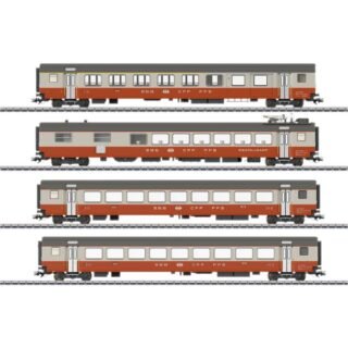 Märklin 42190 H0 4-delige set personenrijtuigen Swiss Express van de SBB