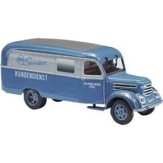 Busch 51803 H0 Vrachtwagen Robur Garant K 30 bestelwagen Kundendienst van de Robur-fabriek in Zittau