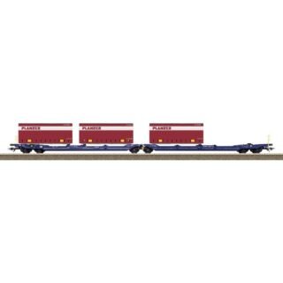 TRIX H0 T24474 Containerwagen DC