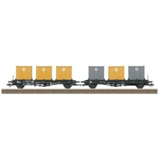 TRIX H0 24162 Containerwagen DC