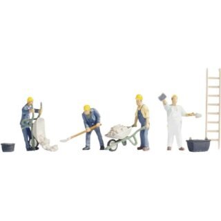 NOCH 15055 H0 Aan het werk figuren Geverfd, Staand