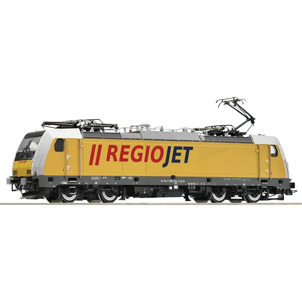 Roco 7500102 H0 elektrische locomotief 386 204-2 van de Regiojet